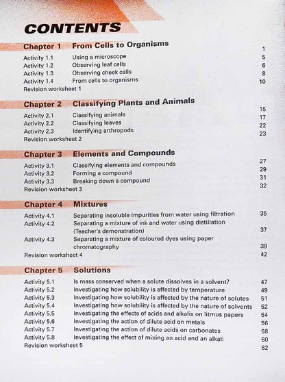 International Lower Secondary Science Workbook 2 | Marshall Cavendish Ho Peck Leng