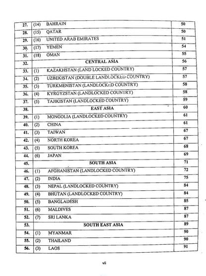A Guide to World Geography General Knowledge for PPSC, FPSC, NTS by M Shahid Akbar Contents 2 MKG