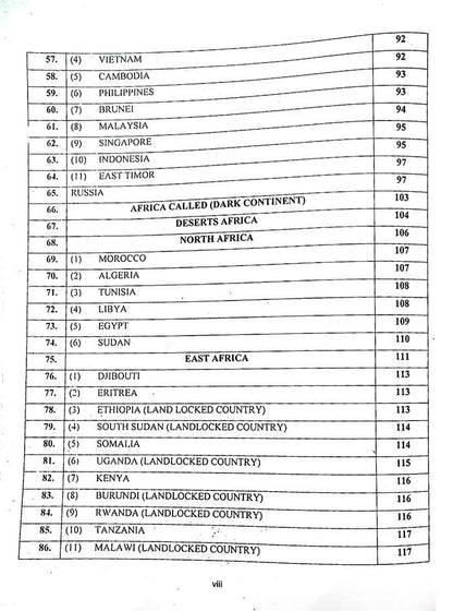 A Guide to World Geography General Knowledge for PPSC, FPSC, NTS by M Shahid Akbar Contents 3 MKG
