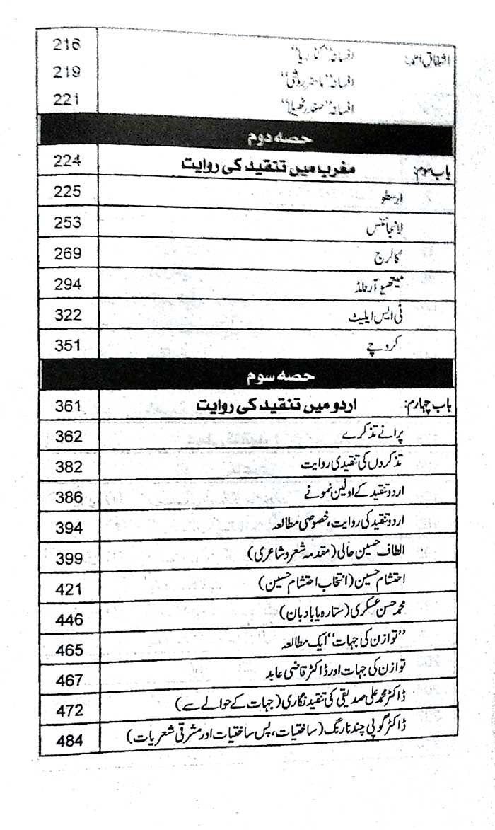 Honey Tanqeed for M.A. Urdu by Chand Lal | Latest University Edition
