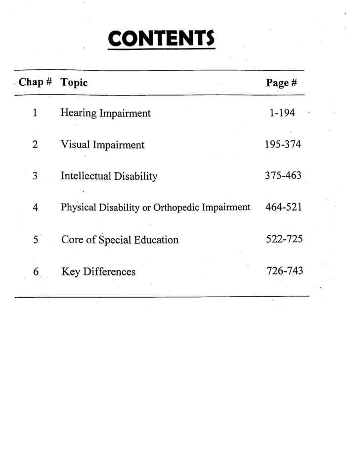 Crux of Special Education book by Muhammad Nazir