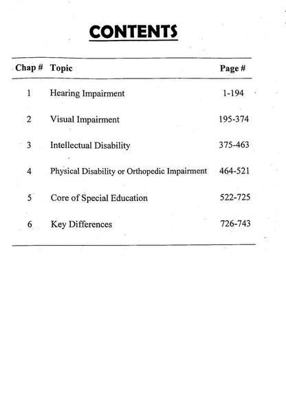 Crux of Special Education book by Muhammad Nazir