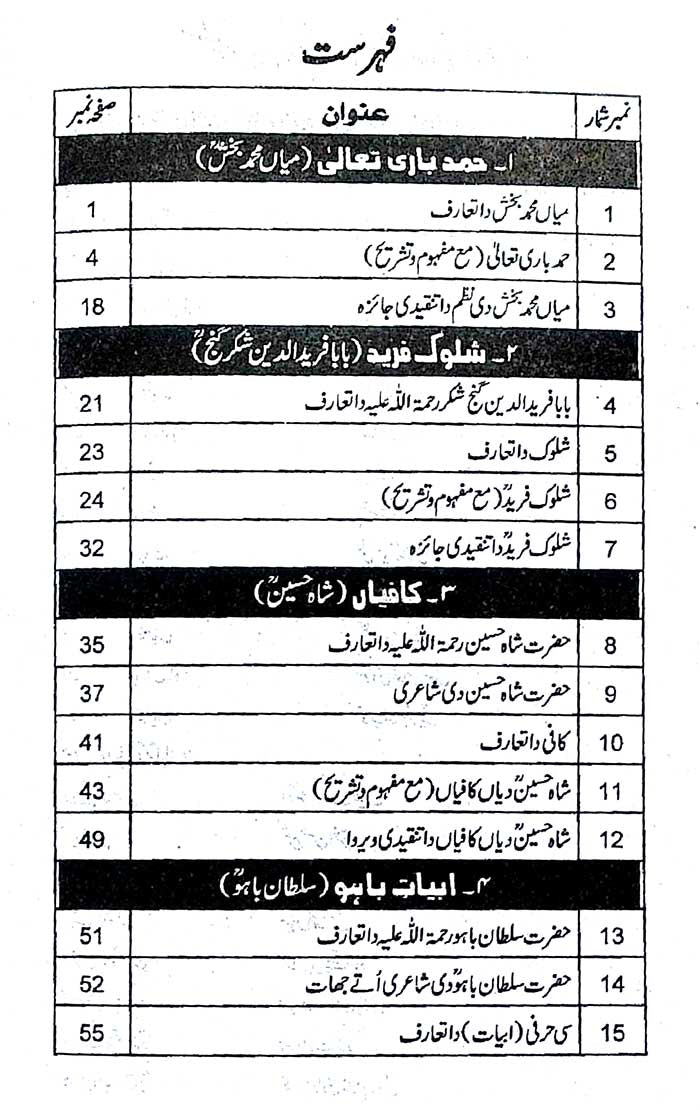 Punjabi Saraiki Mystic Poetry (Sufi Shairi) ADA & ADP | Latest Edition