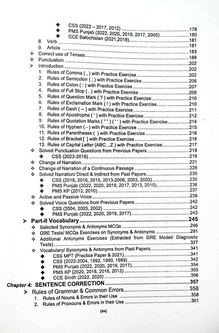 Caravan English Grammar Composition Book By Hafiz Karim Dad contents 2 Multan Kitab Ghar