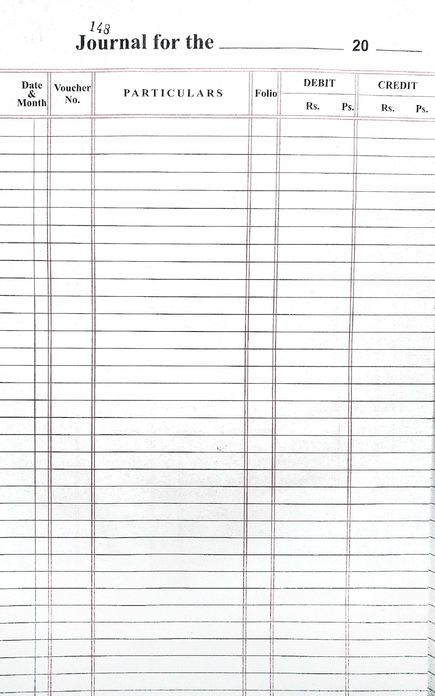 Lucky General Register No. 2 | Premium Office Record Register