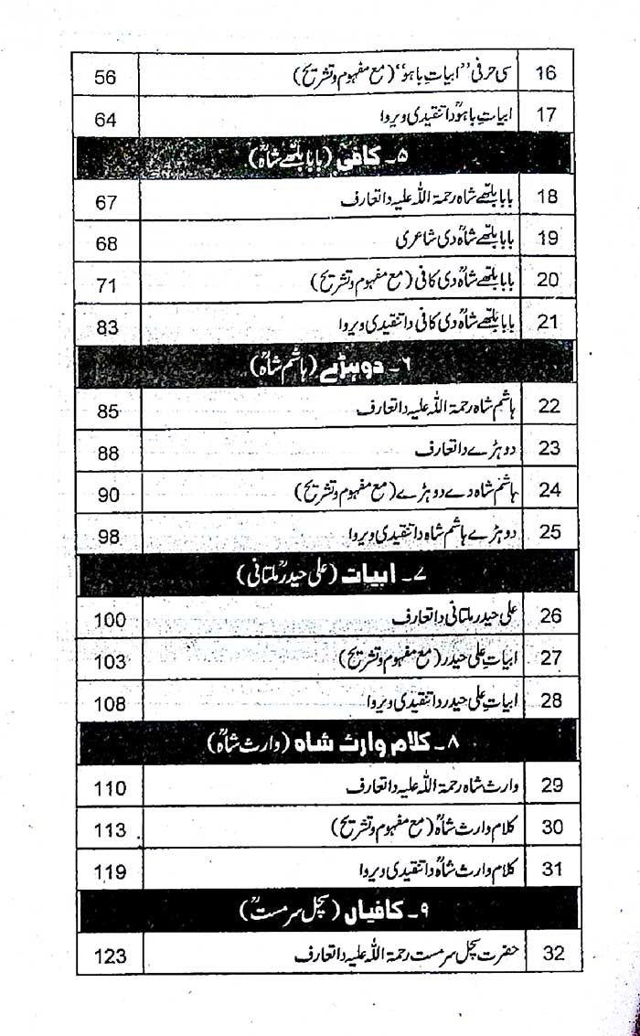 Punjabi Saraiki Mystic Poetry (Sufi Shairi) ADA & ADP | Latest Edition