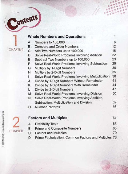 New Mathematics Connection Textbook Grade 4 – Marshall Cavendish Education