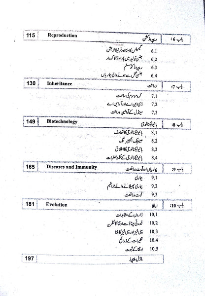 Pilot Aina Biology Class 10 Urdu Medium Guide
