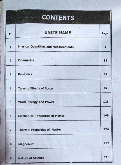 Shama Physics MCQs & Conceptual Short Questions Class 9 | Punjab Board