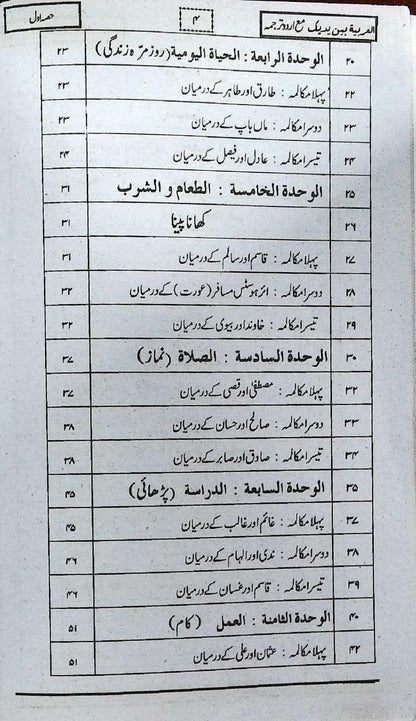 Al Lughat Ul Wazifa Hissa 1 & 2 by Hafiz Abdur Raheem