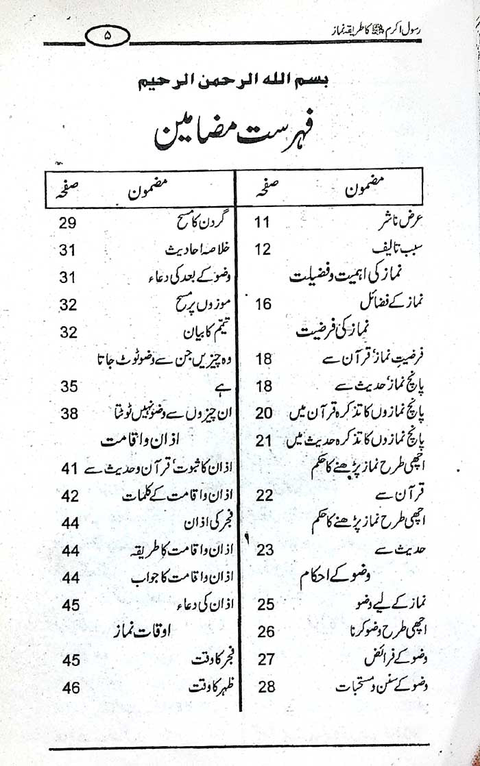 Rasool Akram ﷺ Ka Tareeqa-e-Namaz by Maulana Mufti Habib Ahmed Nadvi