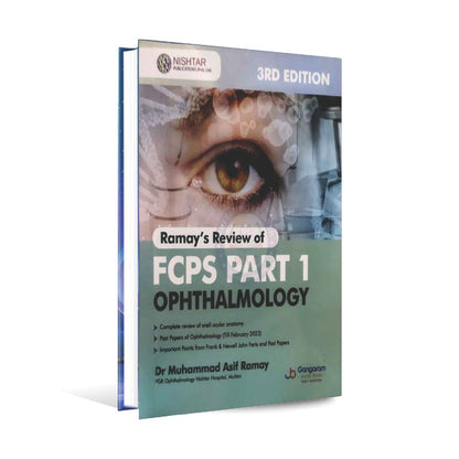 Ramay's Review of FCPS Part 1 Ophthalmology Book by Dr Muhammad Asif Ramay Multan Kitab Ghar