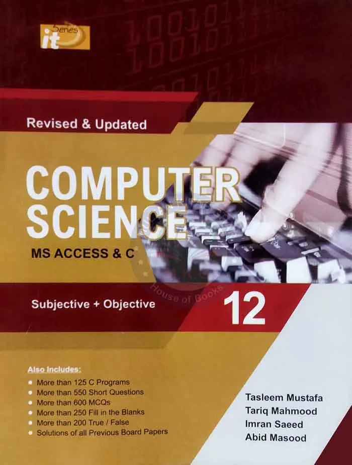 Book Computer Scient IT Series Computer Science for 12th class By Tasleem Mustafa - MKG ...
