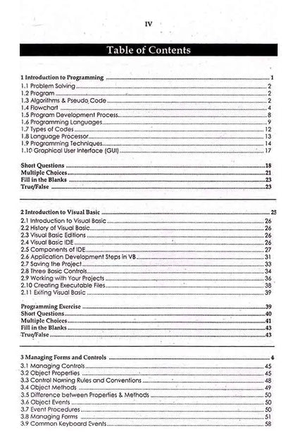 IT Series Visual Basic for Visual Programming using 4th Edition By Tariq Mahmood Multan Kitab Ghar