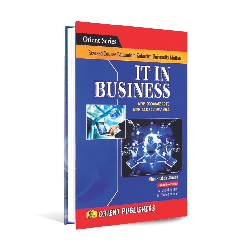 IT in Business Book For ADP Commerce, BS By Shabbir Ahmad Multan Kitab Ghar