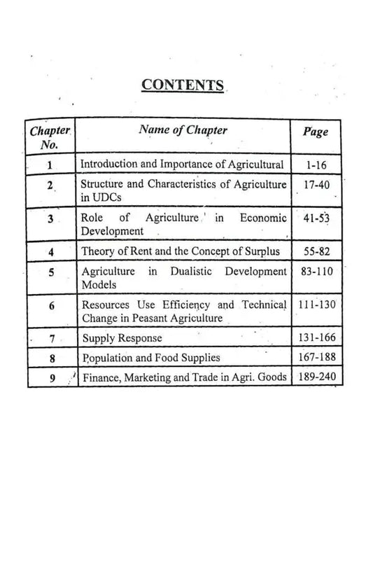 Ilmi Agriculture Economics for BS( Economics) By A. Hamid SHahid Multan Kitab Ghar