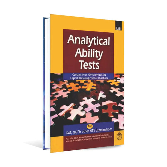 Ilmi Analytical Ability Tests Guide Book for GAT, NTS Multan Kitab Ghar