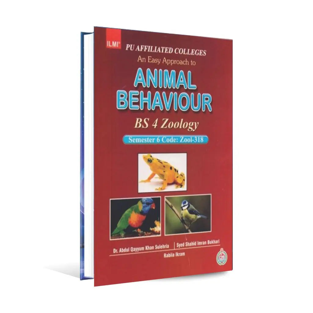 Ilmi Animal Behaviour Book For Bs 4 Zoology By Rabia Ikram Multan Kitab Ghar