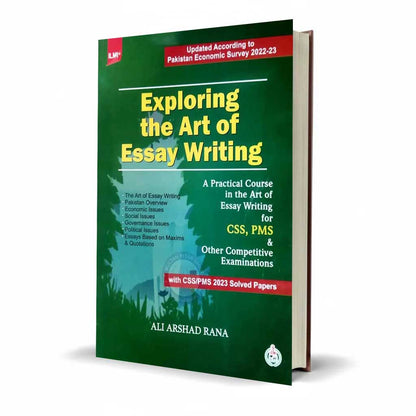 Ilmi Exploring the Art of Essay Writing for CSS, PMS with solved paper 2024 By Ali Arshad