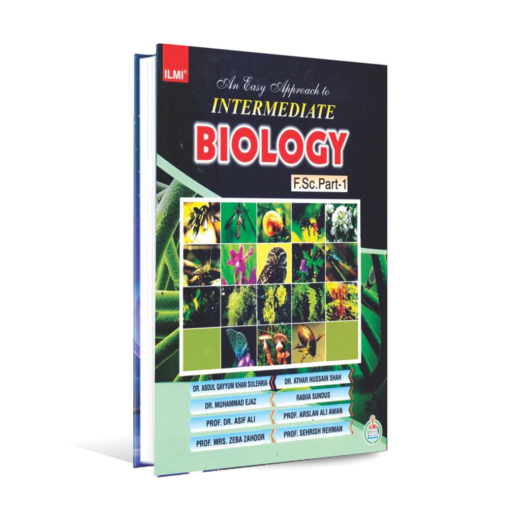 Ilmi Intermediate Biology Book For F.S.c 11 By Athar Hussain Multan Kitab Ghar