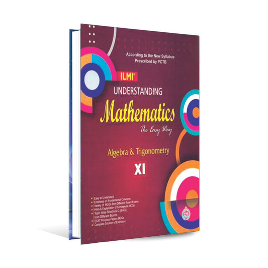 Ilmi Mathematics Book for Intermediate Part 1 By M. Hussain Multan Kitab Ghar