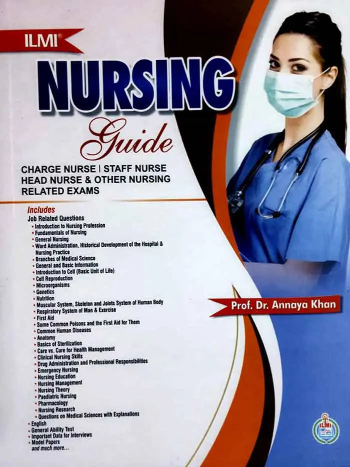 Ilmi Nursing Guide Book By Prof Annaya Khan Multan Kitab Ghar