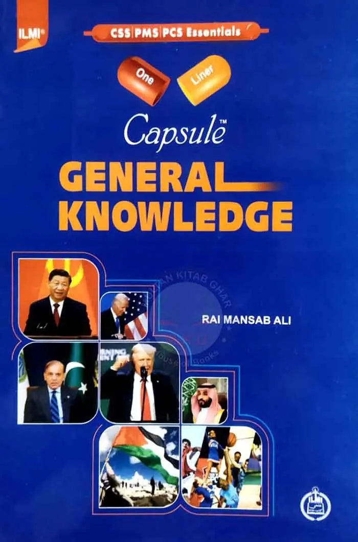 Ilmi One Liner Capsule General Knowledge | CSS PMS by Rai Mansab Ali