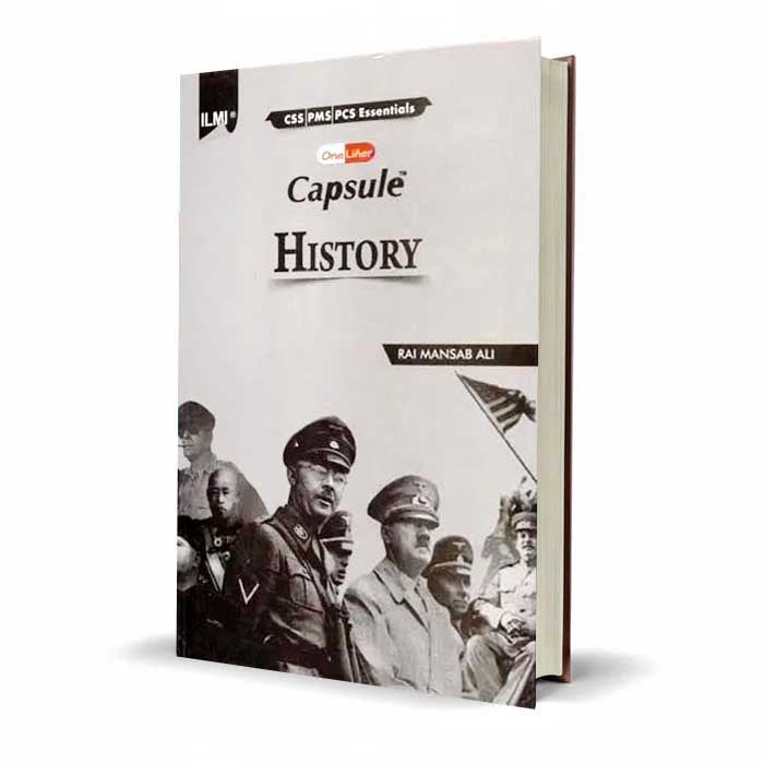 Ilmi One Liner Capsule History Book for CSS by Rai Mansab Ali