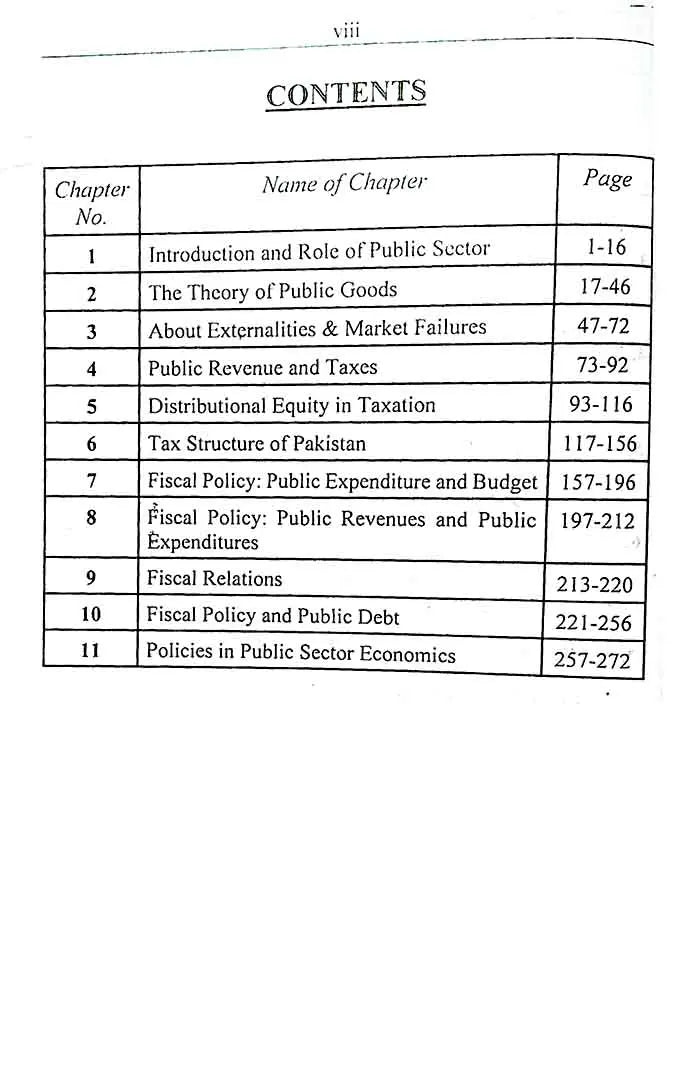 Ilmi Public Finance (Public Sector Economics) Book for BS. Economics By A. Hamid Shahid Multan Kitab Ghar