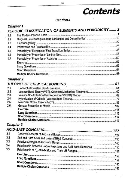 Ilmi Text Book of Inorganic Chemistry For BS By Sana Ullah Multan Kitab Ghar