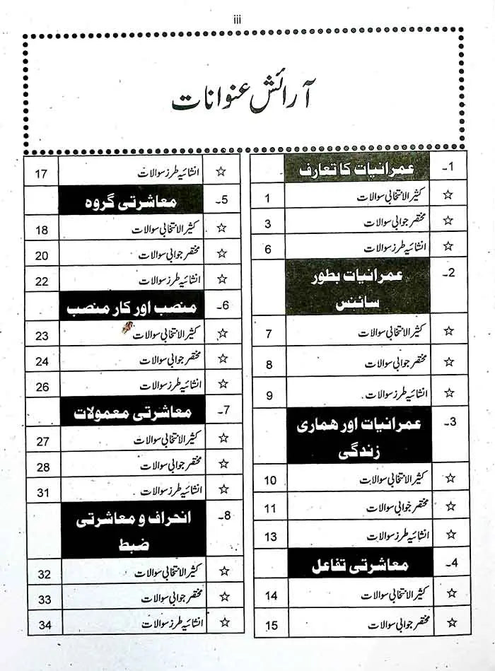 Ilmi Up-to-date solved paper Imraniyat Book for class 11th 2015-2024 Multan Kitab Ghar