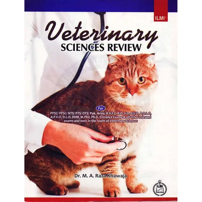 Ilmi Veterinary Sciences Review Book for PPSC, FPSC, PTS, OTS by Dr. M.A Raza Multan Kitab Ghar