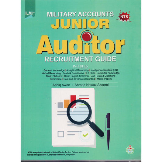 Ilmi Junior Auditor Guide Book by Ahmad Nawaz Azeemi - Multan Kitab Ghar