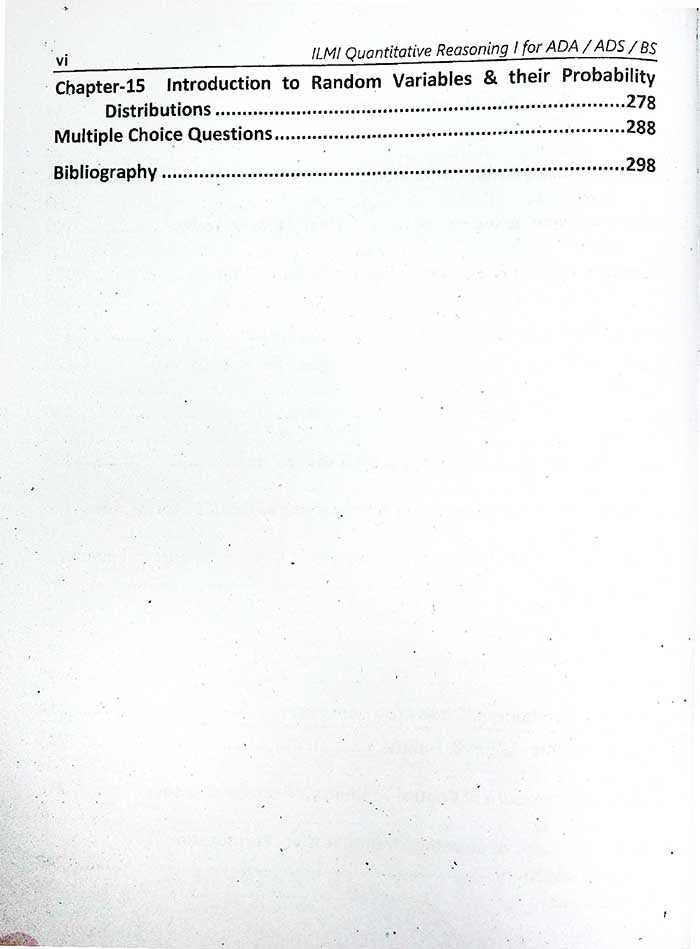 Ilmi Quantitative Reasoning-1 for ADP & BS | Ahmad Khan Sherwani - MKG