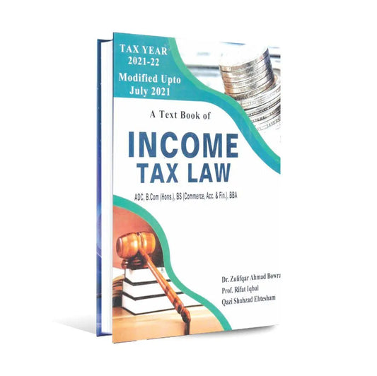 Income Tax Law Book For B.com BBA By Azeem Academy Multan Kitab Ghar