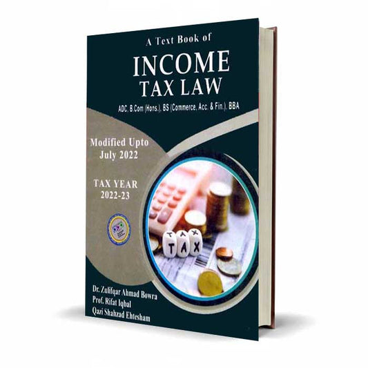 Income Tax Law Book For B.com BBA By Azeem Academy