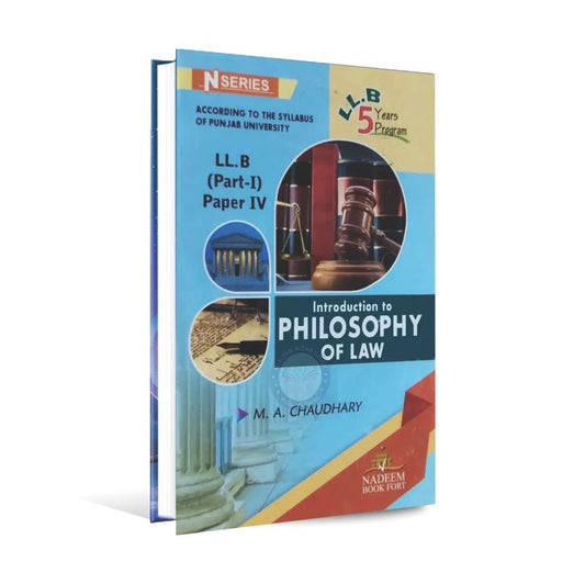 Introduction To Philosophy of Law Book by M A Chaudhary Multan Kitab Ghar