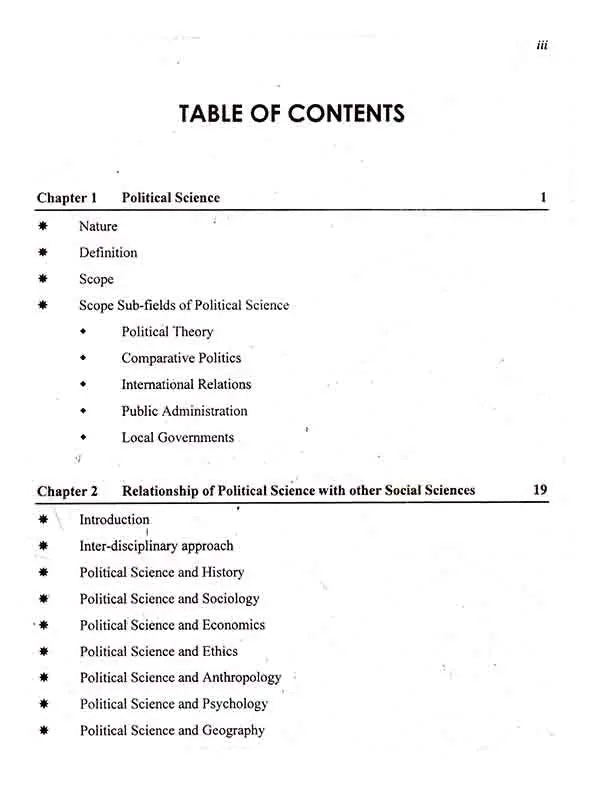 Introduction to Political Science Book for B.S By Dr. Sultan Multan Kitab Ghar