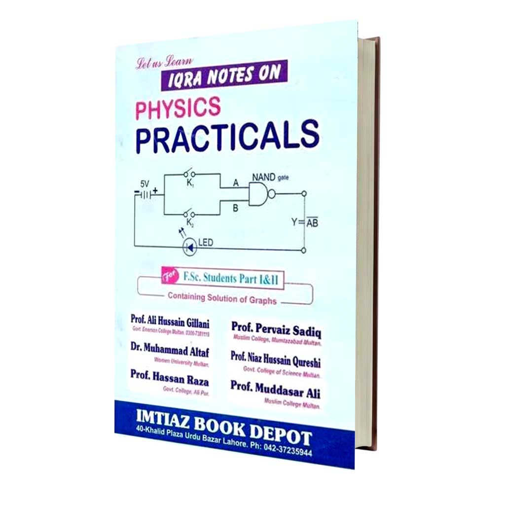 Iqra Physics Practical Notes | FSc Part 1 & 2