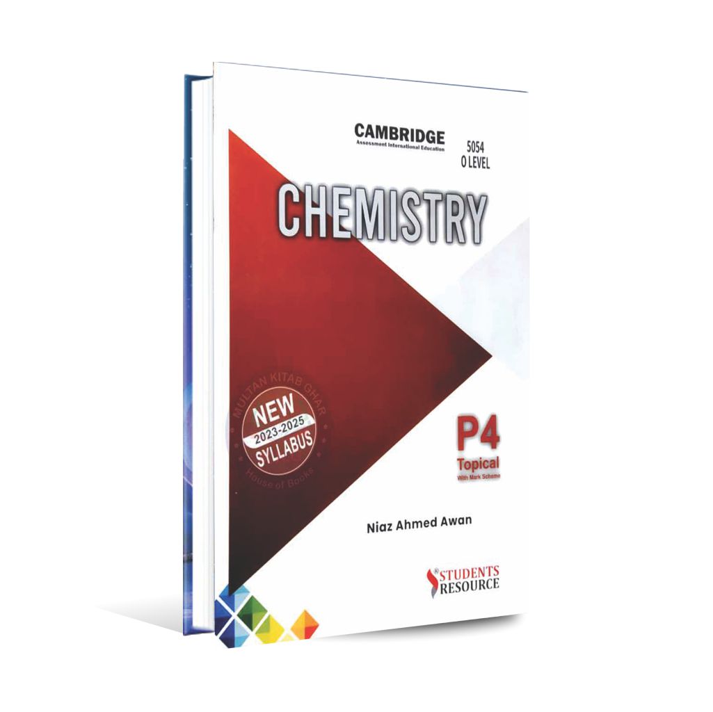 O level 5054 Chemistry Book for P4 Topical 2023-2025 By Niaz Ahmed Awan Multan Kitab Ghar