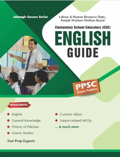 JSS ESE English Guide Book PPSC Exam Pattern by Test Prep Experts Multan Kitab Ghar