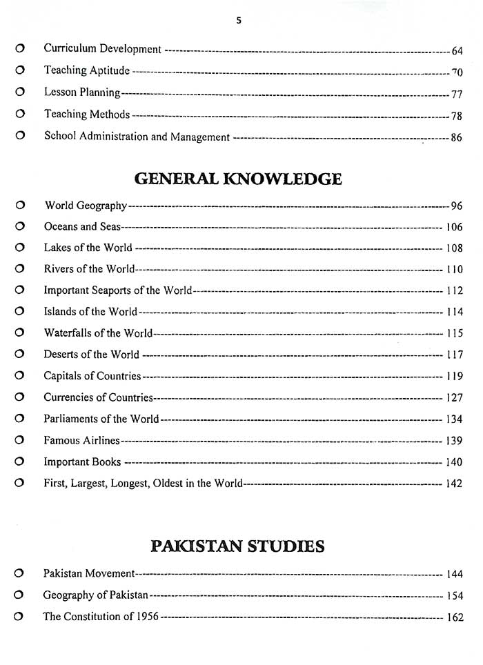 JSS Elementary School Educators General Guide Book PPSC Exam Pattern - MKG