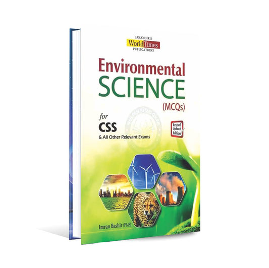JWT Environment Science MCQs Book For CSS by Imran Bashir Multan Kitab Ghar