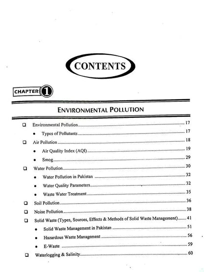 JWT Environmental Science With MCQs Book For CSS By Imran Bashir Multan Kitab Ghar