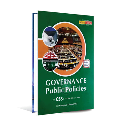 JWT Governance Public Policies Book for CSS by Dr M Kaleem Multan Kitab Ghar