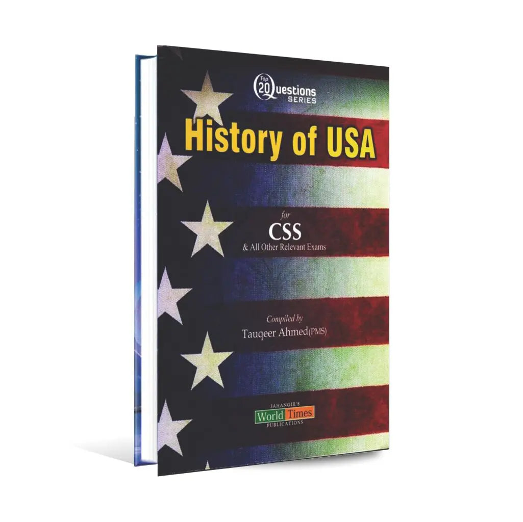 JWT History Of USA Book For CSS By Tauqeer Ahmed Multan Kitab Ghar