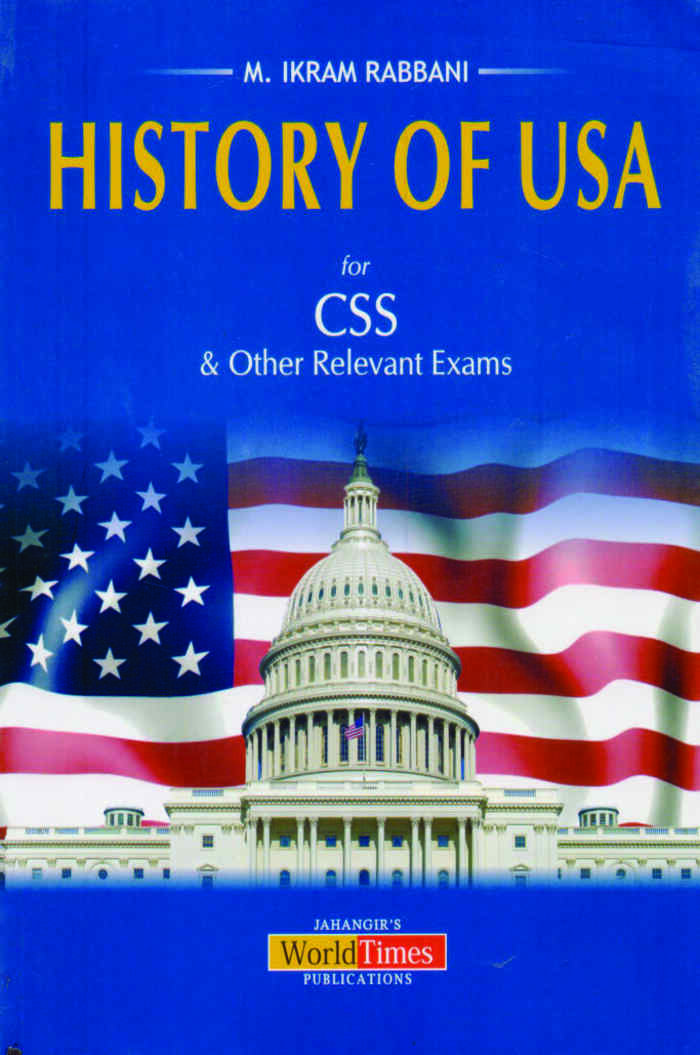 JWT History of USA Book For CSS by M. Ikram Rabbani Multan Kitab Ghar