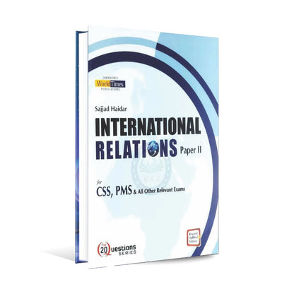 JWT International Relations Paper 2 Book For CSS, PMS & All Other Relevant Exams By Sajjad Haidar Multan Kitab Ghar
