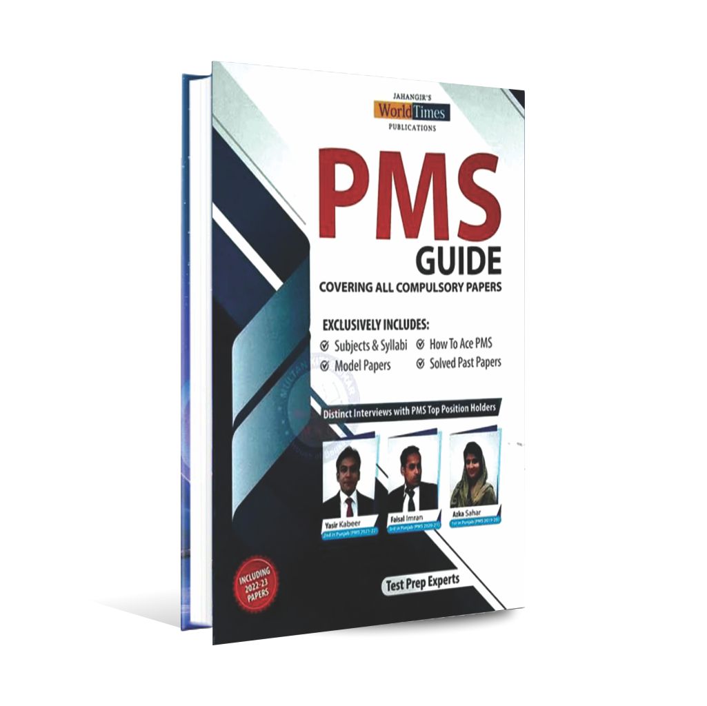 JWT PMS Guide Covering All Compulsory Papers Including 2022-23 Papers for Test Prep Experts
