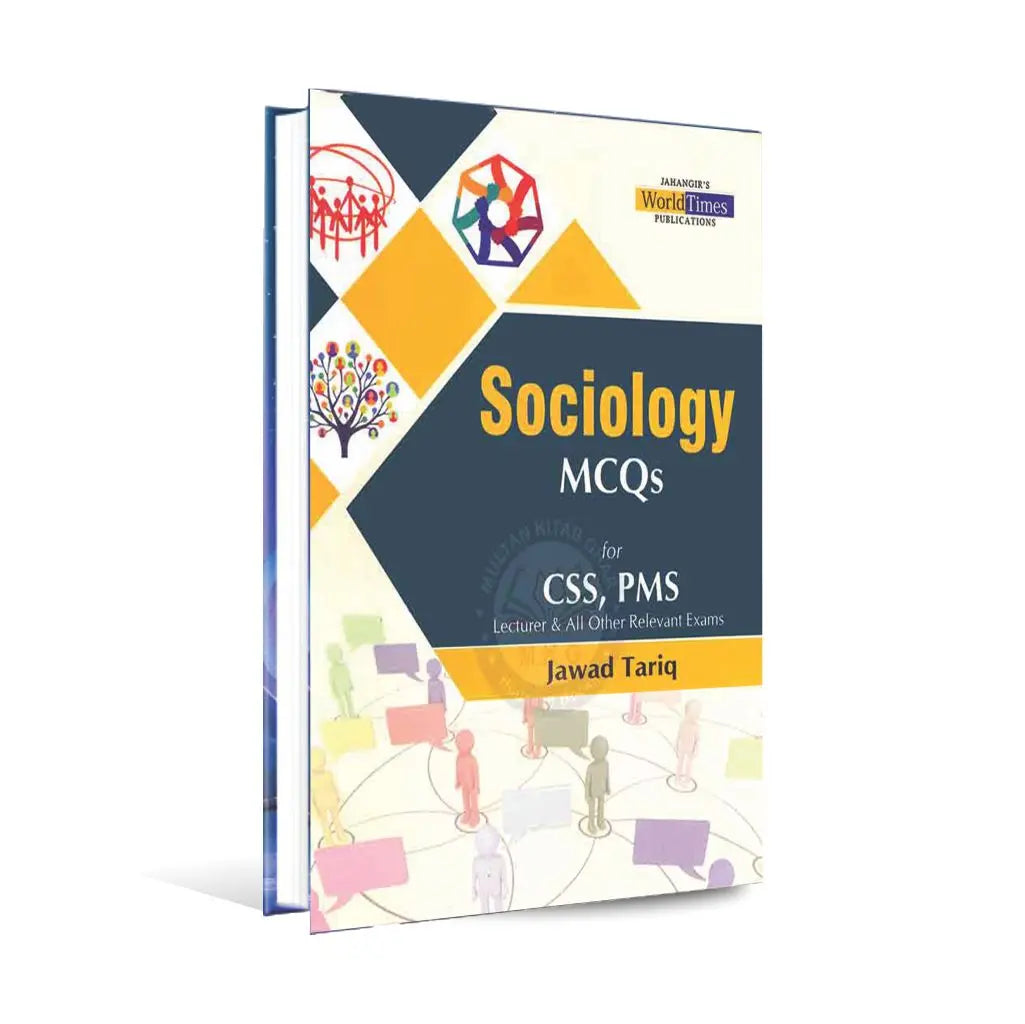 JWT Sociology MCQs Book For CSS, PMS By Jawad Tariq Multan Kitab Ghar